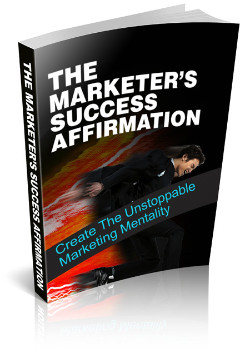 The Marketers Success Affirmation